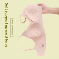Soutien-gorge sans couture d'été de haute qualité pour femmes soutien-gorge à coupe fixe une pièce bretelles réglables soutien-gorge de gelée spécial respirant pour tous les jours