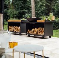Brasero et Grill BBQ d'Extérieur en Promotion, Style « Old Country », avec Four