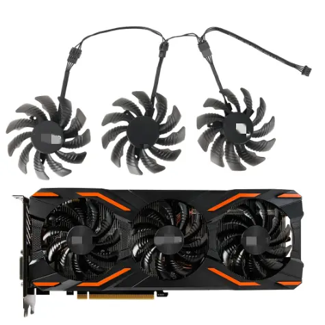 75 мм T128010SU GTX 1080/1080 GPU кулер вентилятор для GIGABYTE GTX 1080 1070 G1 игровой 1060 G1 рок-карты охлаждения