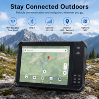 Tablette robuste IP68 avec lecteur de codes-barres 1D 2D, lecteur d'empreintes digitales, lecteur de cartes d'identité, RFID en option pour la logistique d'entrepôt