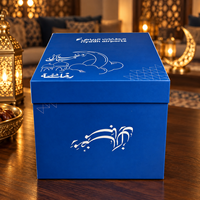 Boîte cadeau de luxe personnalisée pour le Ramadan avec tiroirs, emballage rigide en papier magnétique pour dattes, parfums, cadeaux d'entreprise pour l'Aïd, vente en gros OEM