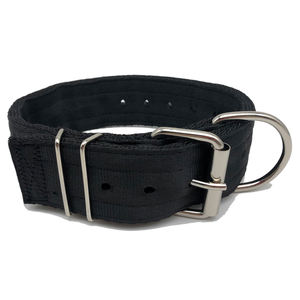 Collare per cani in nylon e metallo da 2 pollici, riflettente, con fibbia a sgancio rapido, per addestramento, stile classico americano per <span class=keywords><strong>Pitbull</strong></span> nero, alla moda - Product Image 2