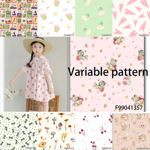 All'ingrosso 100% di cotone di alta qualità vestito <span class=keywords><strong>per</strong></span> i bambini stampa floreale schienale della <span class=keywords><strong>bambina</strong></span> vestiti Casual <span class=keywords><strong>per</strong></span> bambini ragazza bambini - Product Image 5