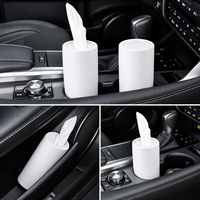 Boîte de mouchoirs en papier écologique doux à 2 plis, en forme de cylindre, pour voiture, usage domestique, emballage cadeau tendance pour fêtes et voyages