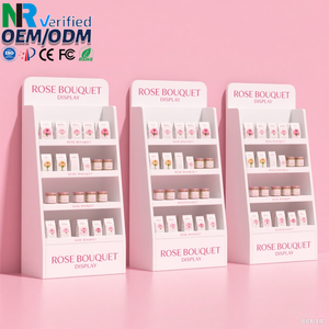 Tùy chỉnh siêu thị hàng hóa giấy sàn hiển thị kệ giá đồ uống sô cô la sản phẩm các tông hiển thị đứng - Product Image 3