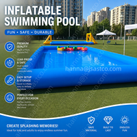 Aufblasbarer PVC-Pool Geeignet für Kinder und Erwachsene Tragbarer Outdoor-Pool mit Einfachem Aufbau und Auslaufsicherem Design