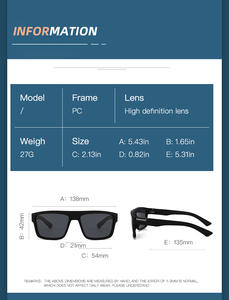 メンズ大型フレームUVカットスポーツアイウェア、新登場アウトドアカラーチェンジ偏光サングラス（サイクリング、運転、釣り用） - Product Image 5