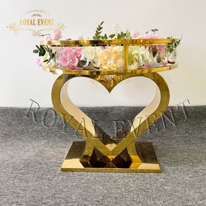 Mesa de Bar de acero inoxidable para bodas y eventos, nuevo estilo de fábrica - Product Image 1