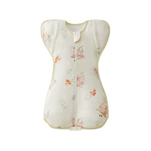 Saco de dormir anti-sobresalto de cristal de octubre para bebés, dispositivo de arrullo de bambú y algodón para recién nacidos - Product Image 5