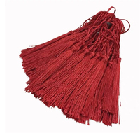 Vente en gros Polyester Ventilateur Signet Oreiller Polyester Éventail Signet Oreiller Accessoires Gland