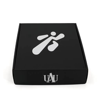 Cajas de Envío de Cartón Corrugado Personalizadas, Cajas de Correo para Ropa con Laminación Mate Negra
