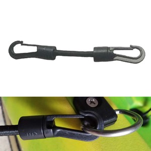 Cuerda elástica de goma con gancho, 7 mm, 15 cm, recta, minimalista, equipo de camping, accesorios para exteriores, portátil, para todas las estaciones - Product Image 1