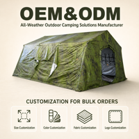 Tenda Bingkai Penjualan Langsung (Model Ridge) - Kain Oxford Tahan Air (3000mm+) Dapat Digunakan Empat Musim Ukuran 30m/80m Lipat untuk Luar Ruangan