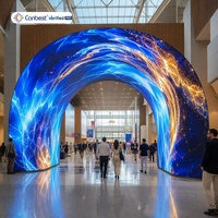 CANBEST FL Indoor Flexibler LED-Bildschirm P0.9 P1.2 P1.5 P1.8 P2.5 LED-Tunnelbildschirm für Immersives Digitales Erlebnis