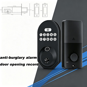 กลอนประตูอัจฉริยะ Glomarket Tuya Ble Smart Keyless Electronic Tuya ปรับระดับได้ พร้อมระบบล็อคดิจิตอลแบบ Deadbolt และระบบสแกนลายนิ้วมือ - Product Image 5