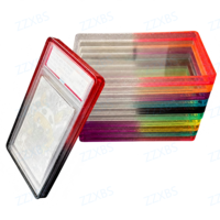 Pelindung Kartu Graded PSA, Panel Transparan, Warna Campuran, Pelindung Tepi untuk Kartu TCG Graded