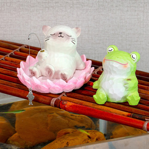Figurine de tortue mignonne en résine avec rétroéclairage, décoration de bureau, style Feng Shui - Product Image 3