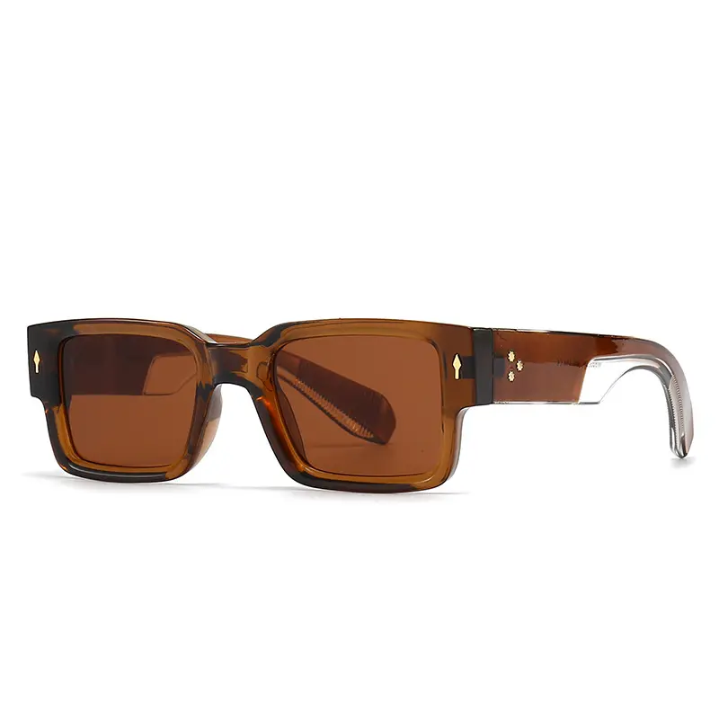 بيع بالجملة نظارات عالية الجودة ظلال العلامة التجارية الشهيرة برشام إطار سميك مربع مصمم نظارات شمسية خمر
