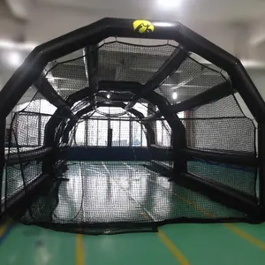 Raksasa Terbuka Inflatable Baseball Batting Kandang untuk Anak-anak dan Orang Dewasa