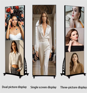 <b>Wall</b>-Mounted LED Mirror Screen Luxury Bathrooms Multi-Functional Speaker Slim LED Mirror <b>Display</b> for Commercial - Product Image 3