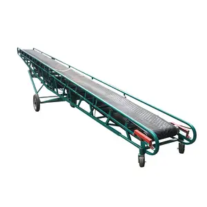 rubber slat plate chain guide rail roller painting line hinges joint conveyor belt for offloading container scrap