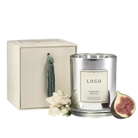 Bougie en cire de soja parfumée naturelle et biologique, emballage cadeau de luxe, boîte cadeau pour la Saint-Valentin, fabrication sur mesure ODM OEM WELLNESS Factory