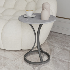Table basse en dalle de roche en métal de Style nordique Styles multiples pour un usage domestique commercial extérieur intérieur pour salle à manger Villa cuisine - Product Image 1