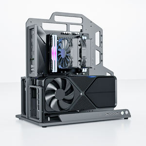 Boîtier <span class=keywords><strong>PC</strong></span> Gaming ATX Socooler Home E-Sports Room SOC-AE-Y en Alliage d'Aluminium DIY Anime avec Fenêtre Latérale et Ports USB Frontaux Noir - Product Image 3