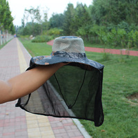 Casquette de pêche, chapeau de soleil respirant pour l'extérieur, protection du cou, camouflage dorsal, toutes saisons, circonférence de tête réglable