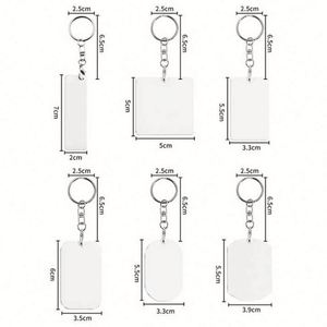 Promotional Company Activity Gifts Custom LOGO Printed Keychains Sublimation Key Chain - Product Image 5