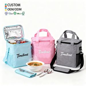 Premium Soft Thermal Insulated Cooler Bag Non Woven for Home Office Daily Lunch Carry Kids School Food Storage Custom Logo - Product Image 1