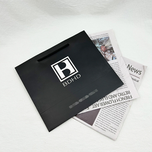 Bán buôn sang trọng biểu tượng tùy chỉnh giày màu hồng Boutique Quà Tặng mua sắm giấy bao bì các tông túi với xử lý cho ngày sinh nhật - Product Image 3