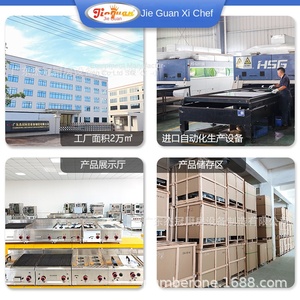 <span class=keywords><strong>Jie</strong></span> Guan Xi cuisine commerciale 900B en acier inoxydable plate-forme d'exploitation armoire ouverte épaissie arrière réfrigération refroidie par air - Product Image 3