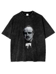 Il padrino la "legittimazione" delle t-shirt potenti estive 100% in cotone a tracolla girocollo - Product Image 4