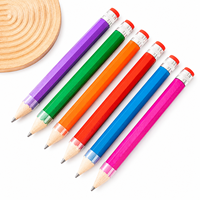 Crayon géant en bois de 34 cm avec gomme, crayon à mine surdimensionné, nouveauté, cadeau scolaire ou de bureau, papeterie promotionnelle