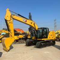 Excavatrice sur chenilles Cat 320GC de 20 tonnes, pelleuse moyenne pour mines, terrassement, infrastructures, grands projets municipaux, unité prête à l'emploi pour l'exportation