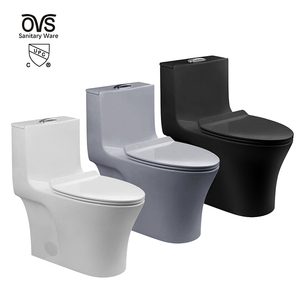 Bovs קאפc יוקרתי בצבע שחור באגני מים ארון מים סניטריים כלים סניטריים חתיכה אחת שירותים כיור אמבטיה - Product Image 3