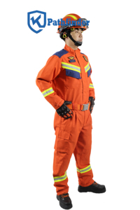 Зимняя огнестойкая форма пожарного из арамида, спецодежда пожарного, костюм для аварийно-спасательных работ - Product Image 3