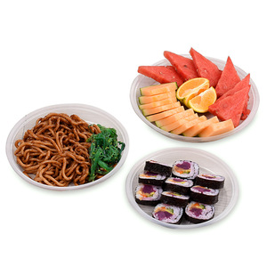 Disposable Round <b>Plastic</b> PP Thickened Plate For Party Picnic Dessert Fruit Serving - Product Image 4