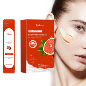 Nueva Mascarilla Facial Hidratante, Nutritiva, Minimiza Poros, Blanqueadora, con Vitamina C, Mascarilla Facial Burbuja Roja Grande - Product Image 3