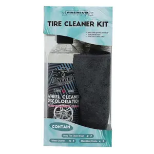 tire clean kit, eliminating not only visible brake dust but also stubborn road grime and contaminants