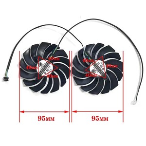 สำหรับ <span class=keywords><strong>MSI</strong></span> Ventus <span class=keywords><strong>GeForce</strong></span> <span class=keywords><strong>RTX</strong></span> 3060 <span class=keywords><strong>3060TI</strong></span> 3070การ์ดแสดงผล2X ระบายความร้อน Fa ใหม่95มม. PLD10010B12HH <span class=keywords><strong>RTX</strong></span> 3060 Ventus 2 - Product Image 3