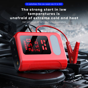 <span class=keywords><strong>D</strong></span>émarreur de Voiture Portable 12V 400A à Courant de Pointe avec Compresseur <span class=keywords><strong>d</strong></span>'Air Numérique pour Moto et Berline - Product Image 4