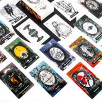 Tarjetas de Tarot de Alta Calidad, Impresión Personalizada, Tarjetas de Tarot Doradas de Plástico en Stock