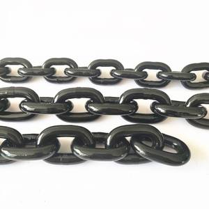 उच्च शक्ति वेल्डेड गैल्वेनाइज्ड ग्रेड 80 भारी शुल्क ब्लैक शॉर्ट लिंक चेन लोड लिफ्टिंग चेन - Product Image 6