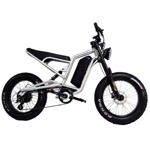 Vélo de montagne électrique à pneus larges de 20 pouces pour adultes, batterie au lithium amovible 48V, vélo électrique 500W avec cadre en alliage d'aluminium - Product Image 2