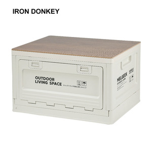 IRONDONKEY Boîte de rangement pliable pour camping et extérieur, avec couvercle en <span class=keywords><strong>bois</strong></span> amovible, pour vêtements et bureau - Product Image 6