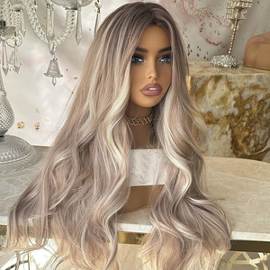 Perruques juives de qualité supérieure en gros pour femmes blanches, nœuds invisibles, cheveux humains naturels, <span class=keywords><strong>perruque</strong></span> en dentelle sans colle, <span class=keywords><strong>prix</strong></span> d'usine, fournisseur - Product Image 5