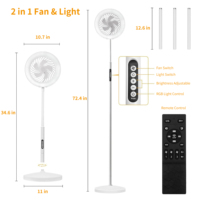 Lampadaire coloré moderne 2024 rgb lampe sur pied vente en gros led lampe sur pied avec ventilateur