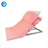 Chaise d'hôpital électrique pliable EU-HC505 en cuir PU, acier thermolaqué, pour patients âgés, avec soutien du cou, de la tête et des lombaires